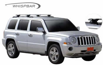 Yakima Whispbar Jeep Patriot roof racks